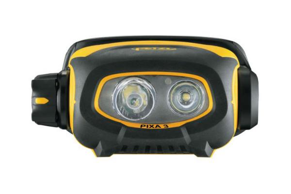 Petzl PIXA 3 ヘッドランプ 黒/黄色 Petzl Pixa 3 | Randall's Adventure